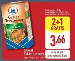 ALDI Cukier trzcinowy nierafinowany dry demerara Diamant oferta