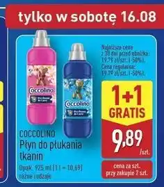 ALDI Płyn do płukania tiare flower & red fruits Coccolino Perfume Care oferta