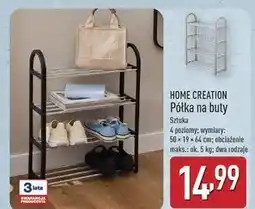 ALDI Półka na buty 50 x 19 64 cm Home Creation oferta
