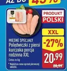 ALDI Polędwiczki z piersi kurczaka Mięsne Specjały Zawsze Świeże (Aldi) oferta