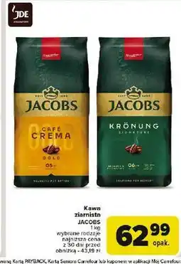 Carrefour Kawa Jacobs Crema oferta