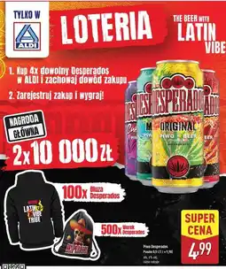 ALDI Piwo Desperados Cuba Libre oferta