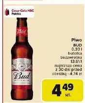 Carrefour Piwo Bud oferta