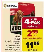 Carrefour Piwo Żubr 1768 oferta