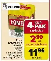 Carrefour Piwo Łomża Pils oferta