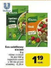 Carrefour Sos sałatkowy koperkowo-ziołowy Knorr oferta