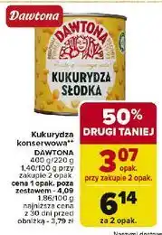 Carrefour Kukurydza słodka konserwowa Dawtona oferta