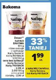 Carrefour Deser browni czereśniowo-wiśniowe Bakoma Satino oferta