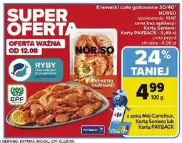 Carrefour Krewetki vannamei Norso oferta