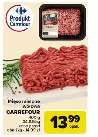 Carrefour Mięso mielone wołowe Carrefour Targ Świeżości oferta