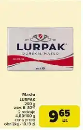 Carrefour Masło klasyczne 82% Lurpak oferta