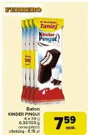 Carrefour Baton mleczny Kinder Pingui oferta