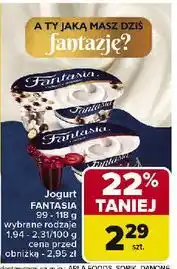 Carrefour Jogurt z wiśniami Danone Fantasia oferta