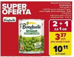 Carrefour Groszek tradycyjny Bonduelle oferta