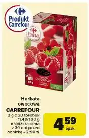 Carrefour Herbatka malina i hibiskus Carrefour Extra oferta