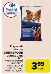Carrefour Przysmak dla psa triple action Carrefour Companino oferta