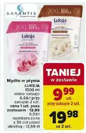 Carrefour Mydło w płynie cotton milk & provitamin b5 Luksja Creamy Soft oferta