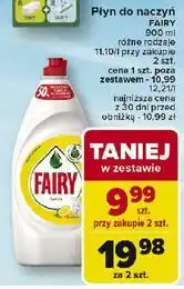 Carrefour Płyn do mycia naczyń lemon Fairy oferta