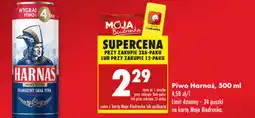 Biedronka Piwo Harnaś oferta