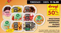 Biedronka WSZYSTKIE CHŁODZONE ANTIPASTI, OLIWKI I HUMMUSY oferta
