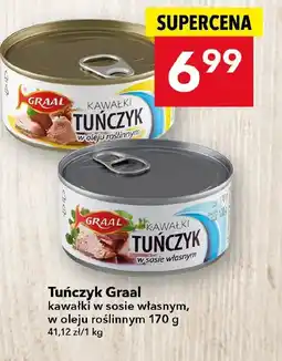 Lewiatan Tuńczyk Graal kawałki w sosie własnym oferta