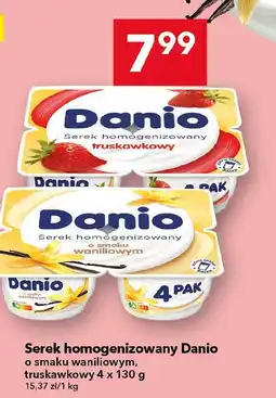 Lewiatan Serek homogenizowany Danio waniliowy, truskawkowy oferta