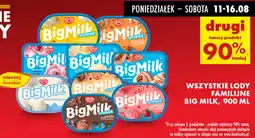 Biedronka WSZYSTKIE LODY FAMILIJNE BIG MILK oferta