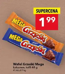 Lewiatan Wafel Grześki Mega toffi oferta