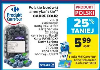 Carrefour Market Borówki amerykańskie Carrefour oferta