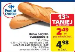 Carrefour Market Bułka paryska Carrefour oferta