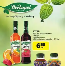 Carrefour Syrop smakowy, różne rodzaje Herbapol oferta
