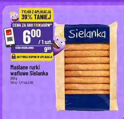 Polomarket Wafel Maślane rurki Sielanka oferta