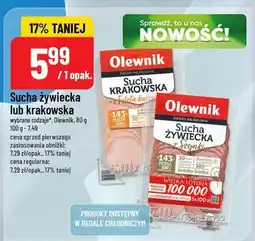 Polomarket Wędlina sucha żywiecka lub krakowska Olewnik oferta