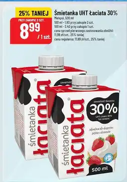 Polomarket Śmietanka UHT Łaciata 30% oferta