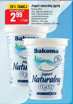 Polomarket Jogurt naturalny gęsty Bakoma oferta