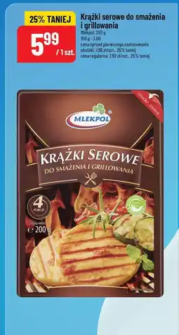 Polomarket Krążki serowe do smażenia i grillowania Mlekpol oferta
