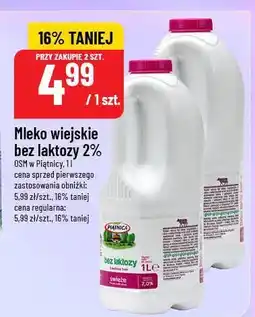 Polomarket Mleko wiejskie bez laktozy 2% POLOmarket oferta