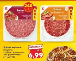 Kaufland Salami wędzone klasyczne XXL K-Classic oferta