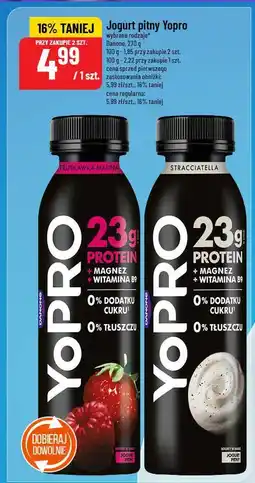 Polomarket Jogurt pitny Yopro różne rodzaje oferta