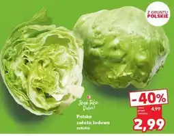 Kaufland Sałata lodowa polska 1 szt. Kaufland oferta