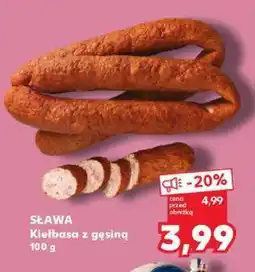 Kaufland Kiełbasa z gęsiną Sława oferta
