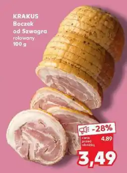 Kaufland Boczek rolowany od Szwagra Krakus oferta