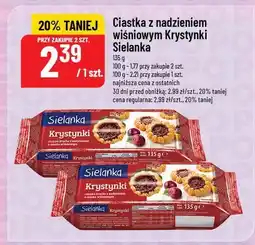 Polomarket Ciastka Krystynki z nadzieniem wiśniowym Sielanka oferta