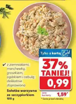 Kaufland Sałatka warzywna ze szczypiorkiem Kaufland oferta