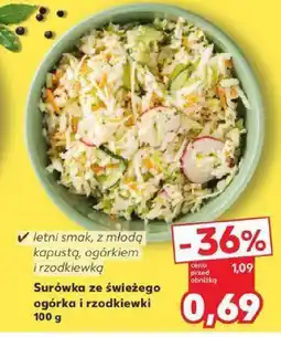 Kaufland Surówka ze świeżego ogórka i rzodkiewki Kaufland oferta