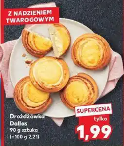 Kaufland Drożdżówka Dallas z nadzieniem twarogowym Kaufland oferta