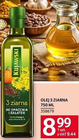 Selgros Olej 3 ziarna 750ml Kujawski oferta