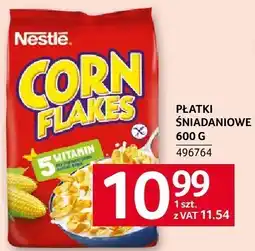 Selgros Płatki śniadaniowe Corn Flakes 600g Nestle oferta