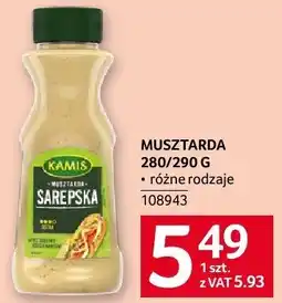 Selgros Musztarda sarepska 280/290g Kamis oferta
