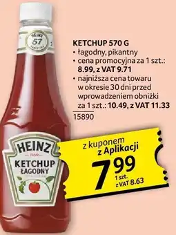 Selgros Ketchup 570g Heinz oferta